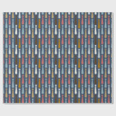 coole Krawatte Geschenkpapier (Flach)