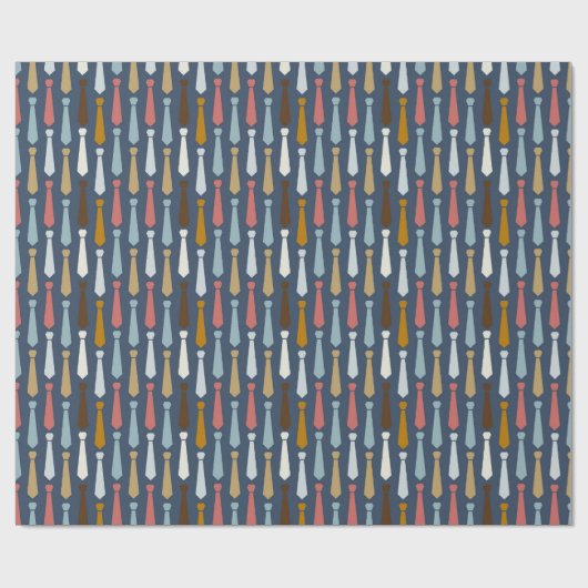 coole Krawatte Geschenkpapier (Flach)