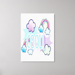 Coole kreative Kunst Leinwanddruck