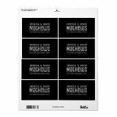 Coole kreative Schwarz-Weiß-Sicht (Vorne)