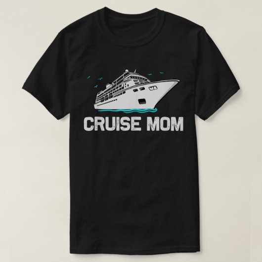 Coole Kreuzfahrt für die Mama Mutterwandern Famili T-Shirt (Design vorne)