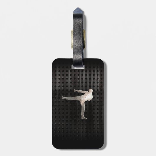 Coole Kriegskünste Gepäckanhänger (Rückseite vertikal)