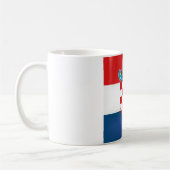 Coole kroatische Flagge Kaffeetasse (Links)