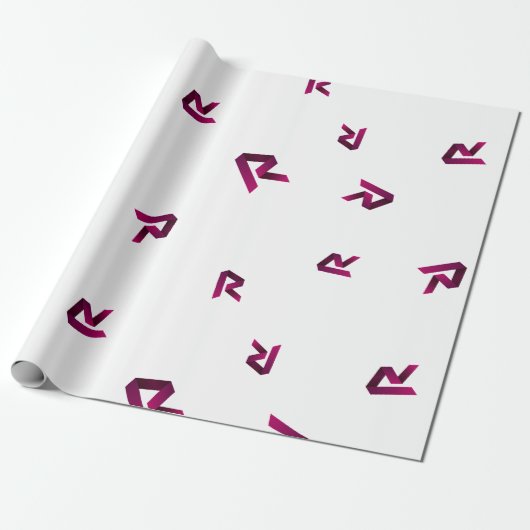Coole Kryptowährungs-Zeichenmuster Geschenkpapier (Ungerollt)