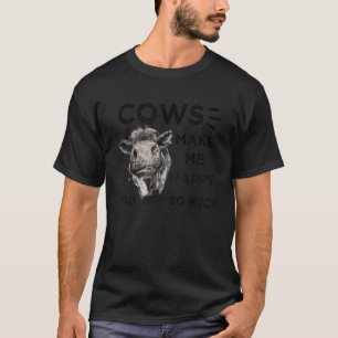 Coole Kuh für Männer Frauen Bauer Milchkühe Farm T-Shirt