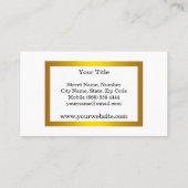 Coole, kühne DJ Headphones - Farbige Musik Visitenkarte (Rückseite)