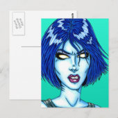 Coole Küken Postkarte (Vorne/Hinten)