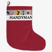 Coole kundengebundene großer weihnachtsstrumpf (Vorderseite)