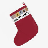 Coole kundengebundene großer weihnachtsstrumpf (Rückseite (Hängend))