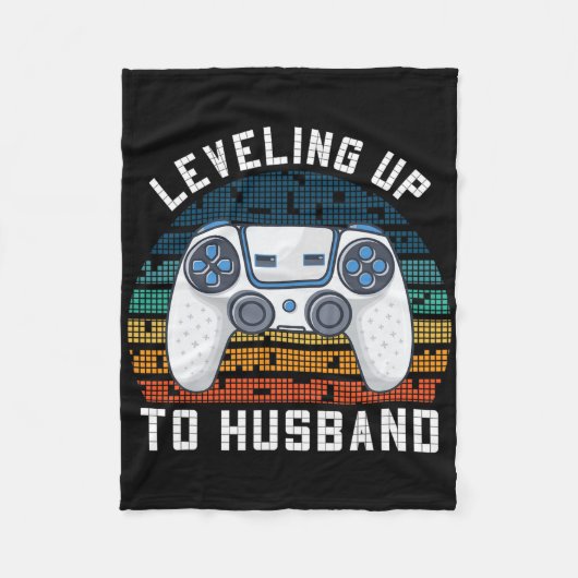 Coole künftige Verlobung Männer Jungen wachsen zu Fleecedecke (Vorderseite)