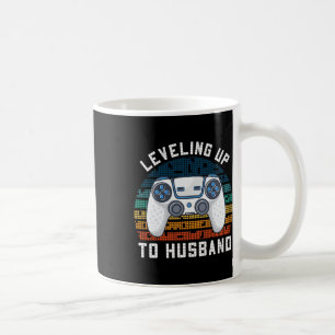 Coole künftige Verlobung Männer Jungen wachsen zu Kaffeetasse
