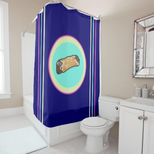 Coole Kunst Cannoli Duschvorhang (Beispiel)