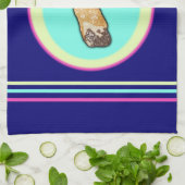 Coole Kunst Cannoli Geschirrtuch (Gefaltet)