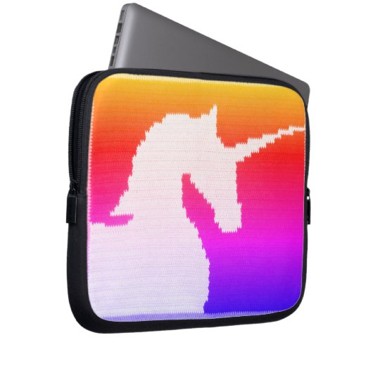 Coole Kunsthandwerksband Unicorn Print Electronics Laptopschutzhülle (Vorne Rechts)