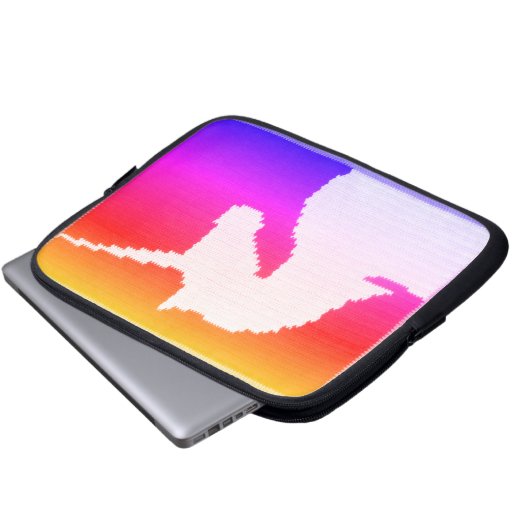 Coole Kunsthandwerksband Unicorn Print Electronics Laptopschutzhülle (Vorne Knopf)