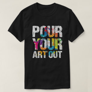 Coole Künstlerin Frauen Maler Lehrerin Schmerz T-Shirt