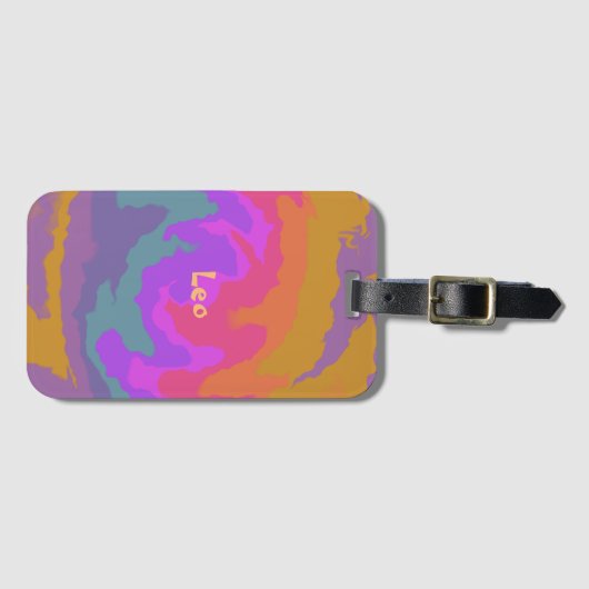 Coole Künstlerische Durchstechflasche Gepäckanhänger (Vorderseite (Horizontal))