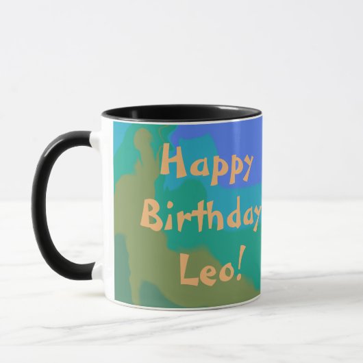 Coole Künstlerische Durchstechflasche Tasse (Links)