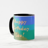 Coole Künstlerische Durchstechflasche Tasse (Vorderseite Links)