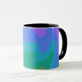 Coole Künstlerische Durchstechflasche Tasse (VorderseiteRechts)