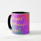 Coole Künstlerische Durchstechflasche Tasse (Vorderseite Links)