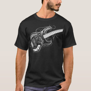 Coole künstlerische Gitarre T-Shirt