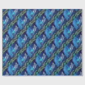 Coole künstlerische Unterseite von Stingray Geschenkpapier (Flach)