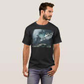 Coole künstlerische Unterseite von Stingray T-Shirt (Vorne ganz)