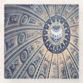 Coole Kuppeldecke Glasuntersetzer (Vorderseite)