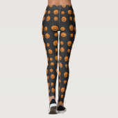 Coole Kürbislaternen Halloween-Muster Leggings (Rückseite)