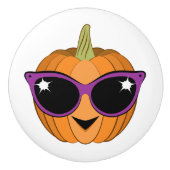 Coole Kürbissonnenbrille Keramikknauf (Vorderseite)