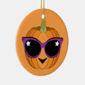 Coole Kürbissonnenbrille Keramikornament (Rechts)