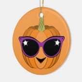 Coole Kürbissonnenbrille Keramikornament (Links)