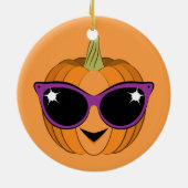 Coole Kürbissonnenbrille Keramikornament (Hinten)