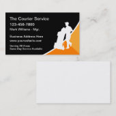 Coole Kurier- und Lieferservice Visitenkarte (Vorne/Hinten)