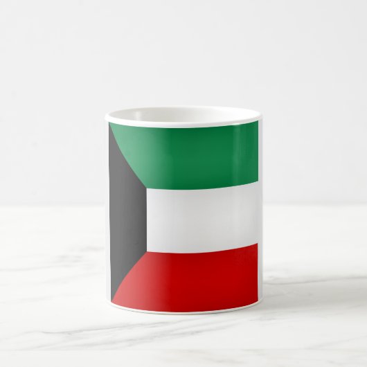 Coole Kuwait-Flagge Kaffeetasse (Mittel)