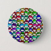 Coole Lächeln Button (Vorderseite)