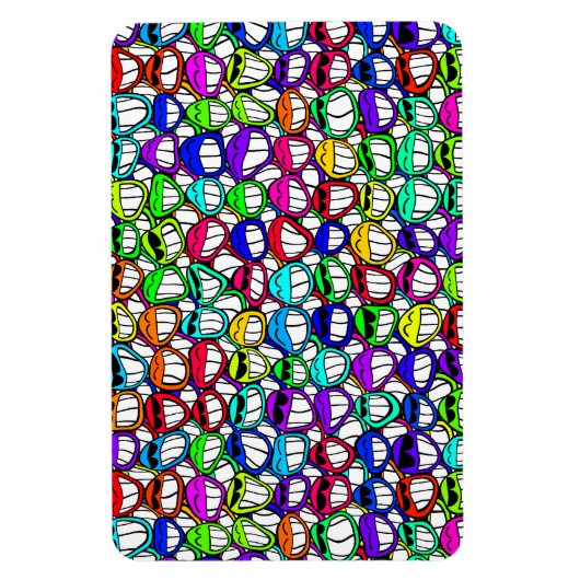 Coole Lächeln Magnet (Vertikal)