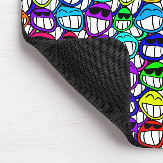 Coole Lächeln Mousepad (Ecke)