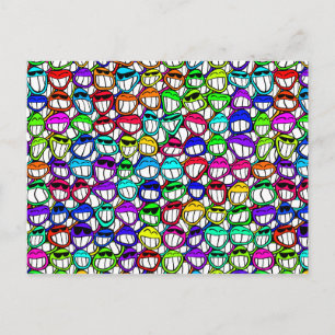 Coole Lächeln Postkarte