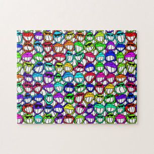 Coole Lächeln Puzzle