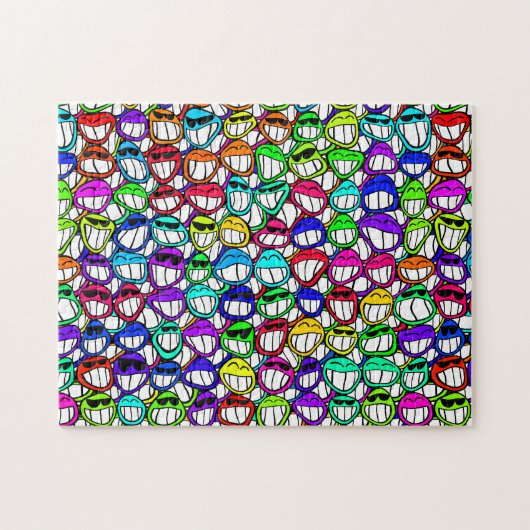 Coole Lächeln Puzzle (Horizontal)