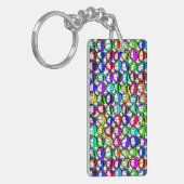 Coole Lächeln Schlüsselanhänger (Vorderseite links)