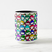 Coole Lächeln Tasse (Zentrum)