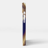 Coole Lady mit Reflektion in ihrer Sonnenbrille iPhone Hülle (Linke Seite)