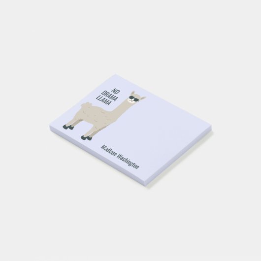 Coole Lama-Name- u. -farbanmerkungen Post-it Klebezettel (angewinkelt)