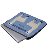 Coole Lama-Name- u. -farblaptophülsen Laptopschutzhülle (Vorne Knopf)
