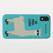 Coole Lama-Name- u. -farbtelefon-Hüllen Case-Mate iPhone Hülle (Rückseite (Horizontal))