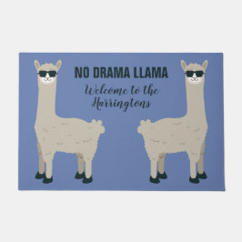 Coole Lama-Name- u. -farbtürmatten Fußmatte
