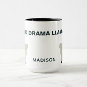 Coole Lama-Name- u. -text-Tassen Tasse (Zentrum)
